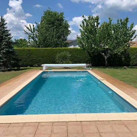 Maison Piscine سان جون ديلاك
